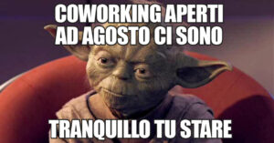 Coworking a Sovico aperto in Agosto
